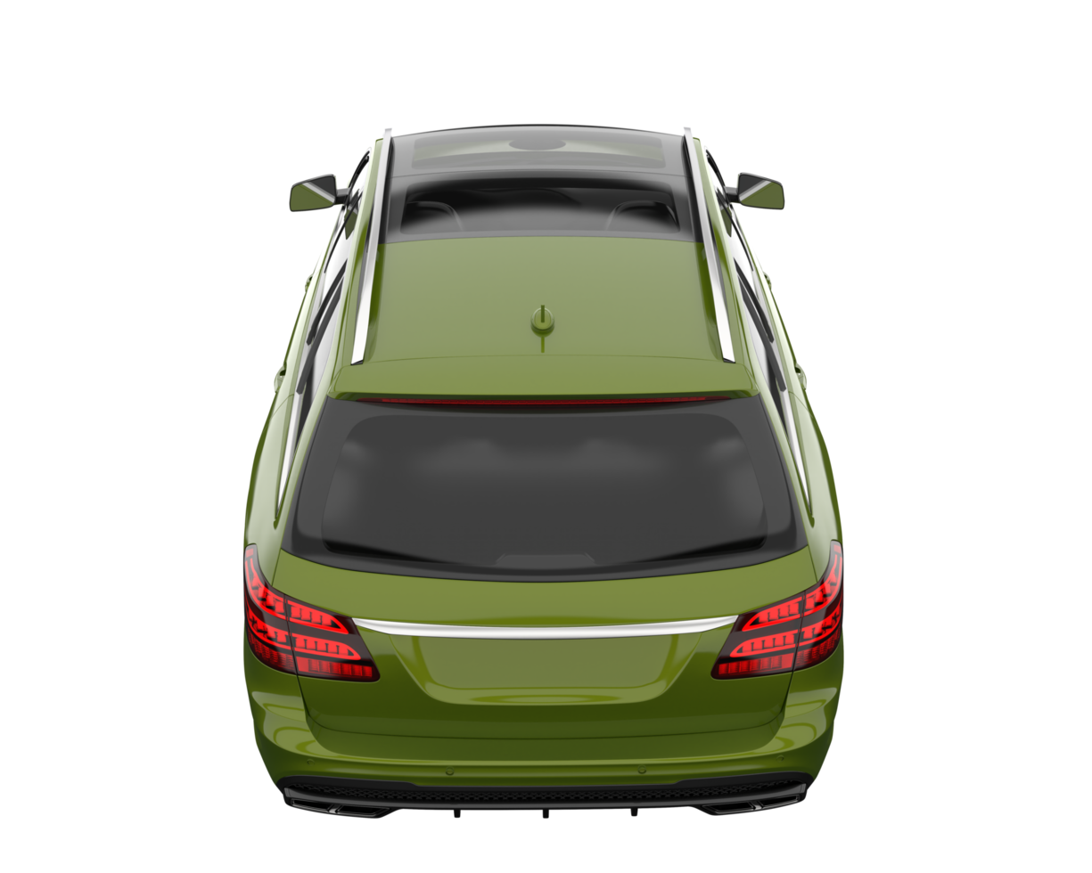 Modern car isolated on transparent background. 3d rendering - illustration png