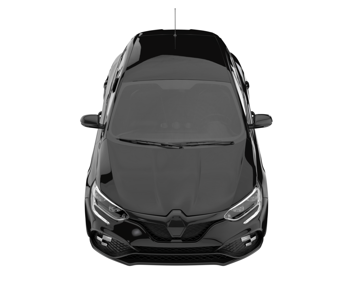 Modern car isolated on transparent background. 3d rendering - illustration png