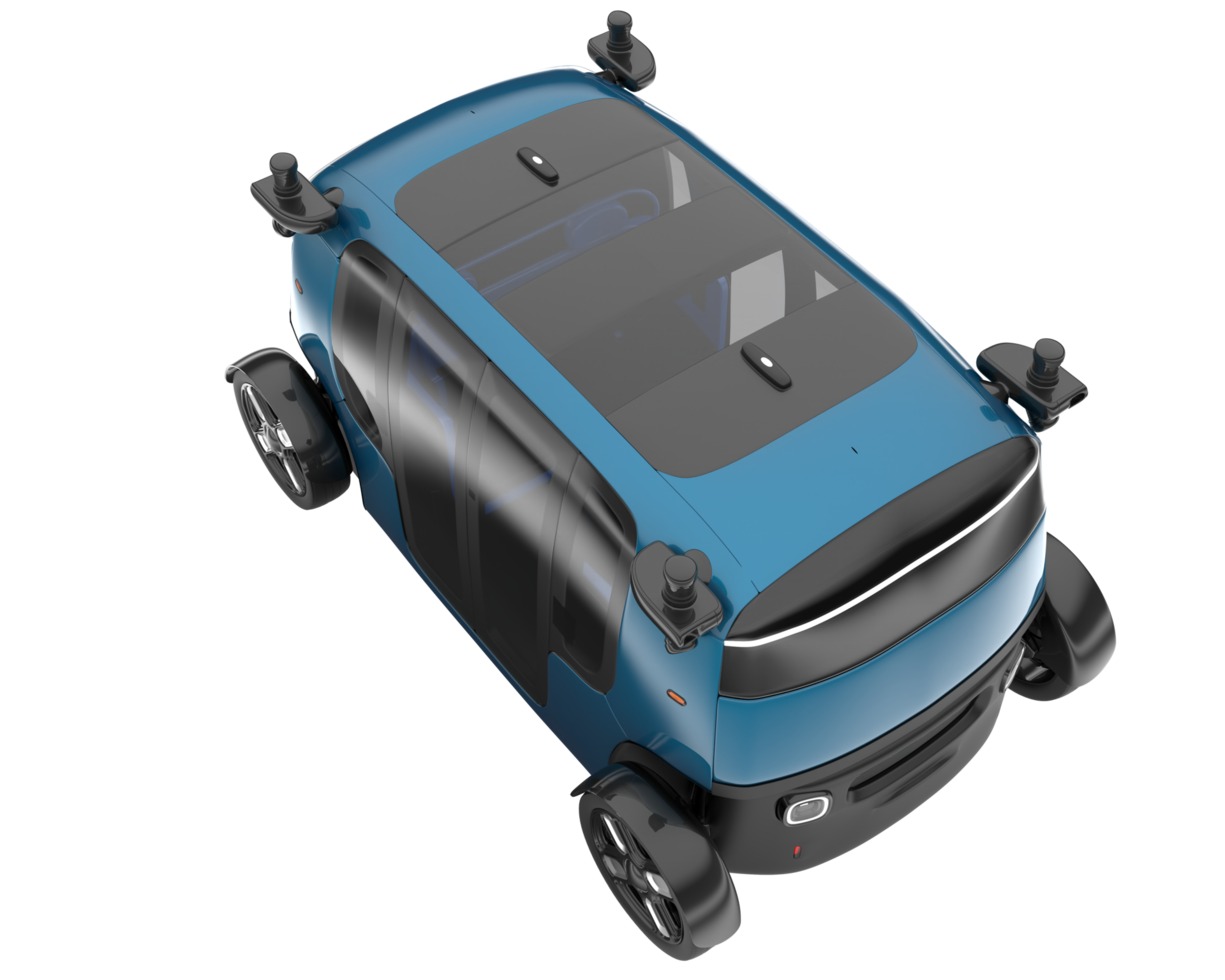 Modern car isolated on transparent background. 3d rendering - illustration png