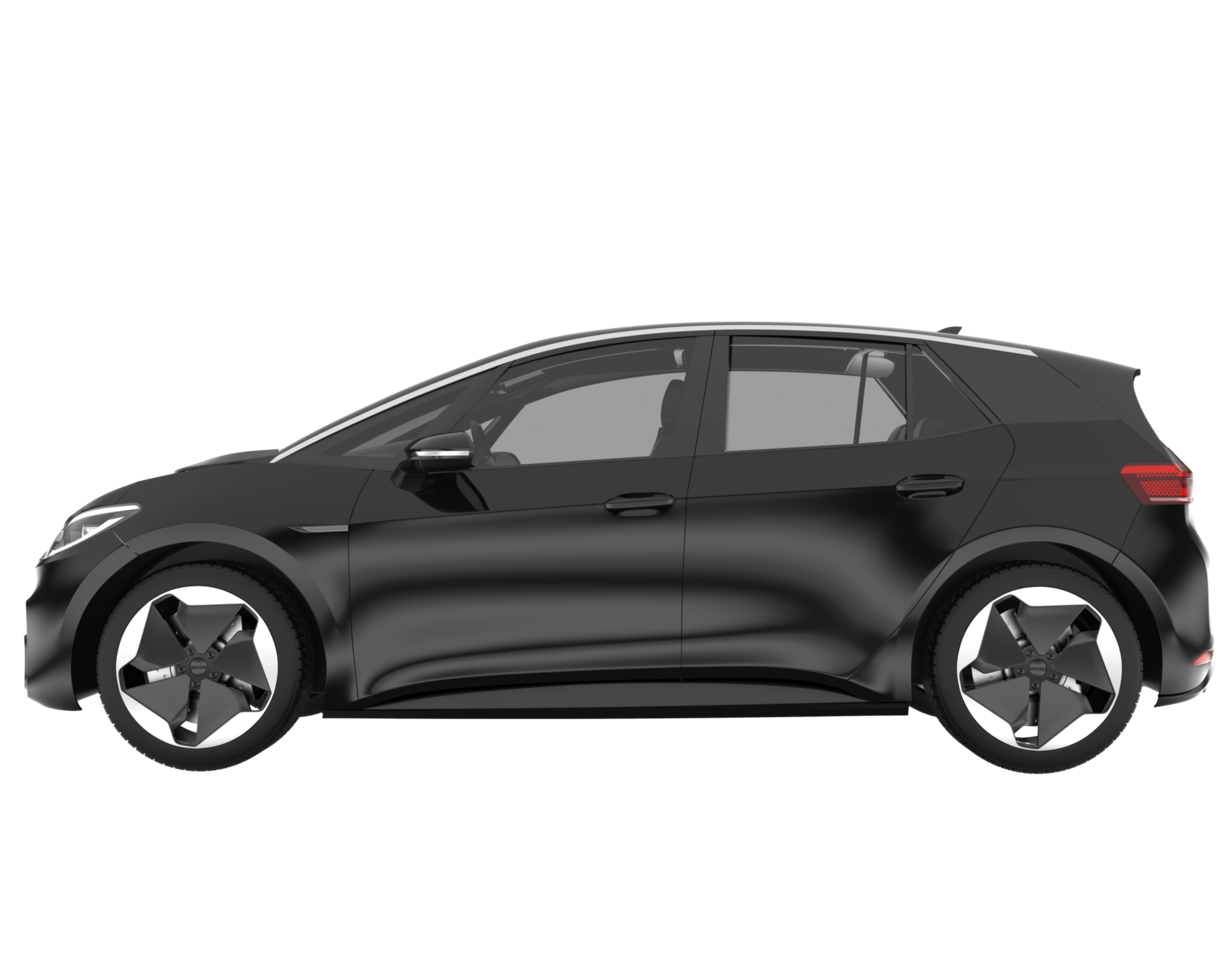 Modern car isolated on transparent background. 3d rendering - illustration png