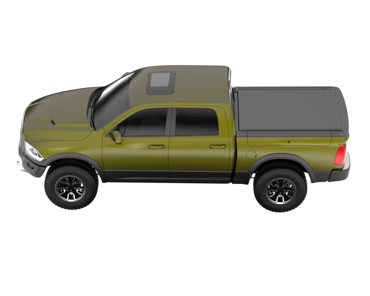 Pickup truck isolated on transparent background. 3d rendering - illustration png