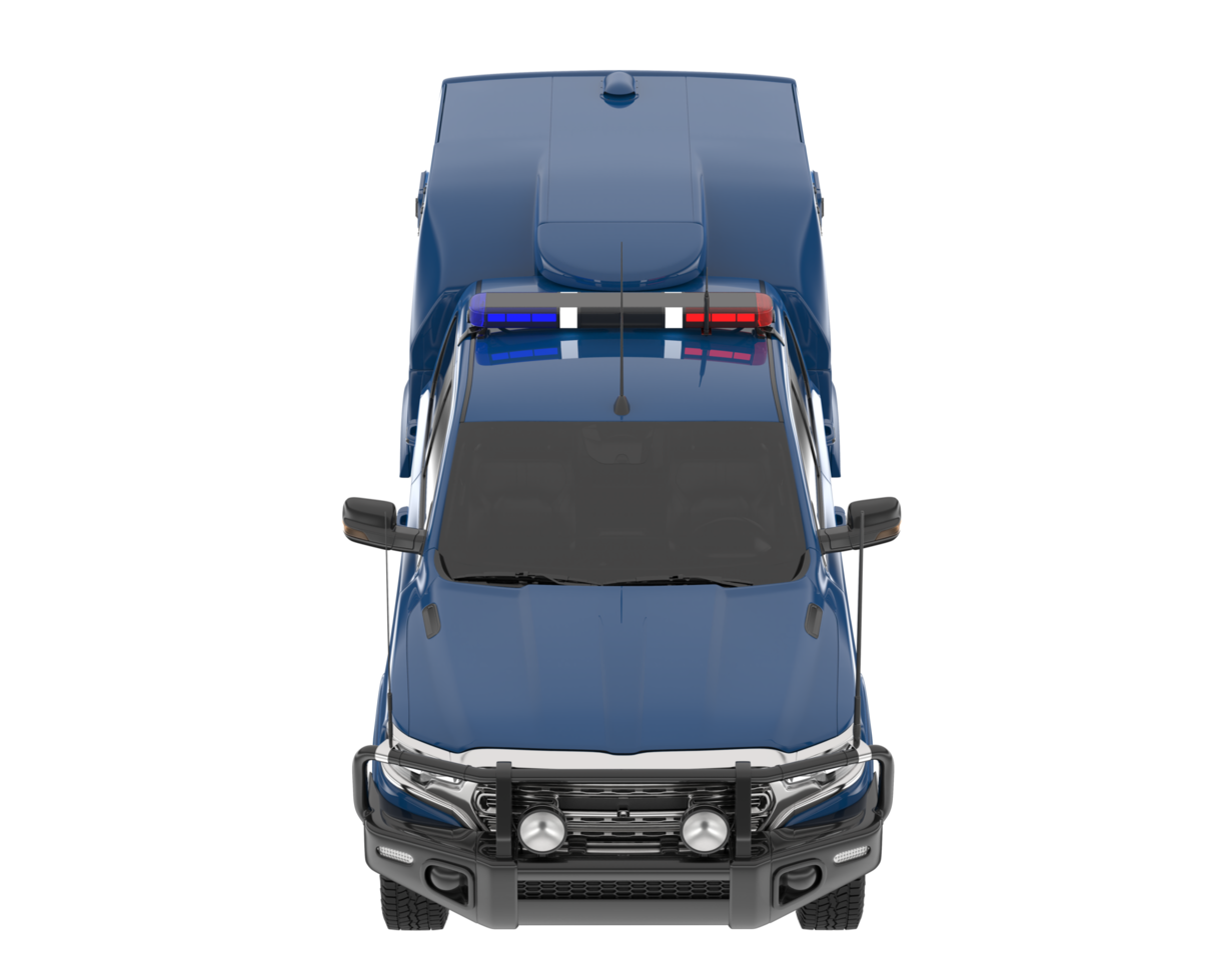 Pickup truck isolated on transparent background. 3d rendering - illustration png