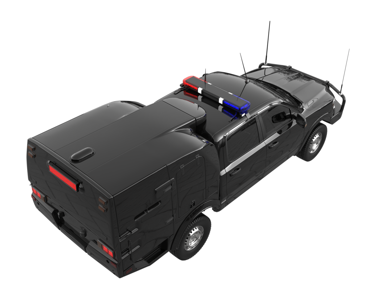 Pickup truck isolated on transparent background. 3d rendering - illustration png