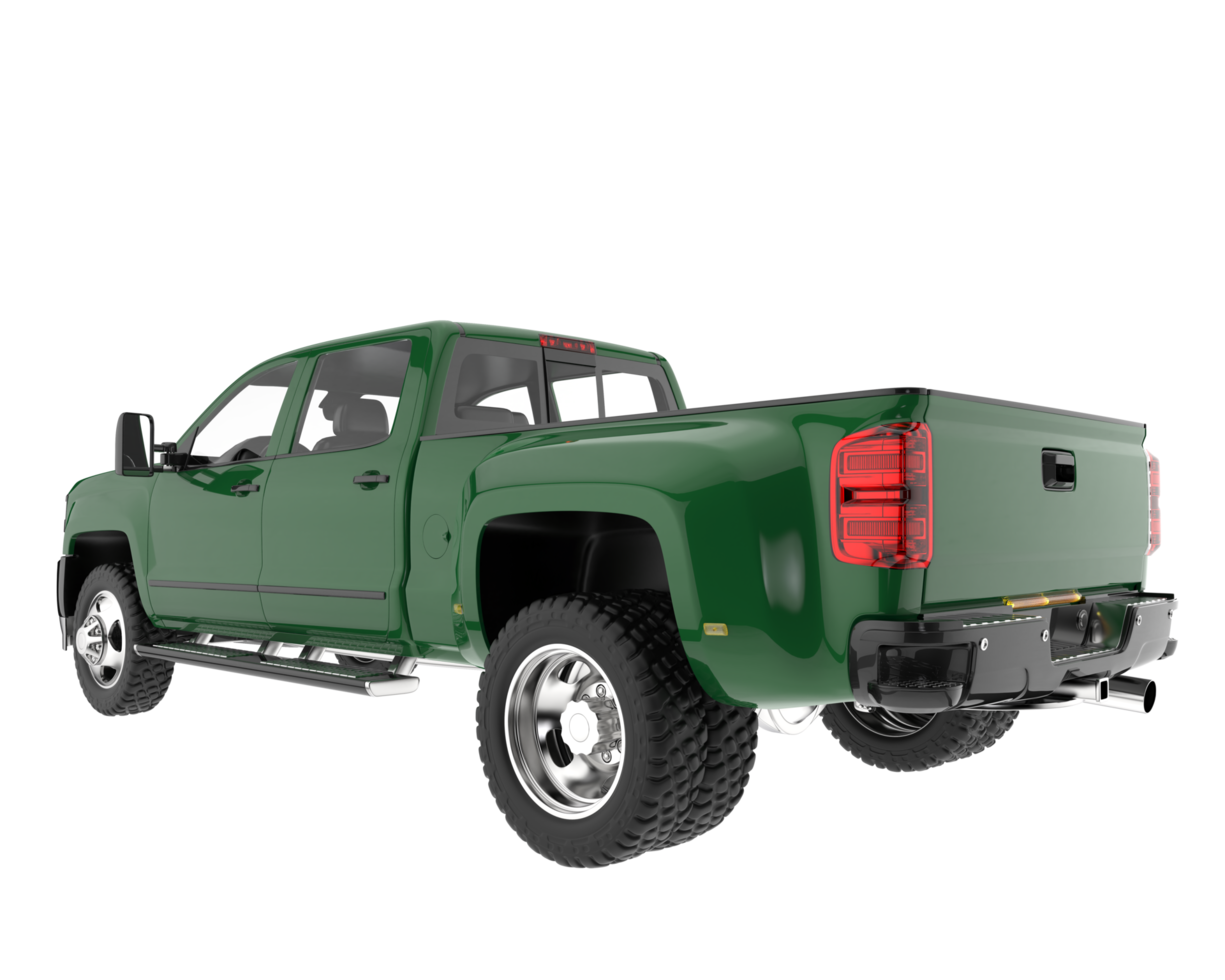 Pickup truck isolated on transparent background. 3d rendering - illustration png