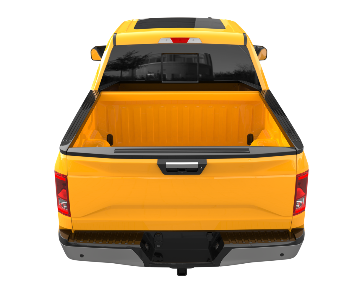 Pickup truck isolated on transparent background. 3d rendering - illustration png