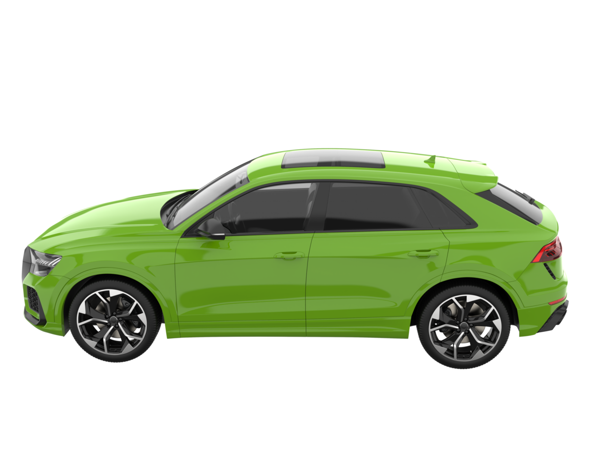 Realistic SUV isolated on transparent background. 3d rendering - illustration png