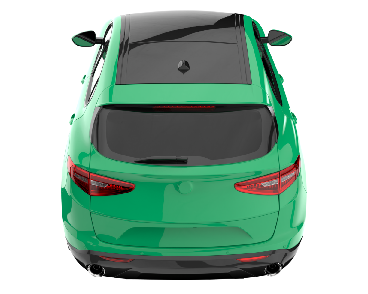 Realistic SUV isolated on transparent background. 3d rendering - illustration png