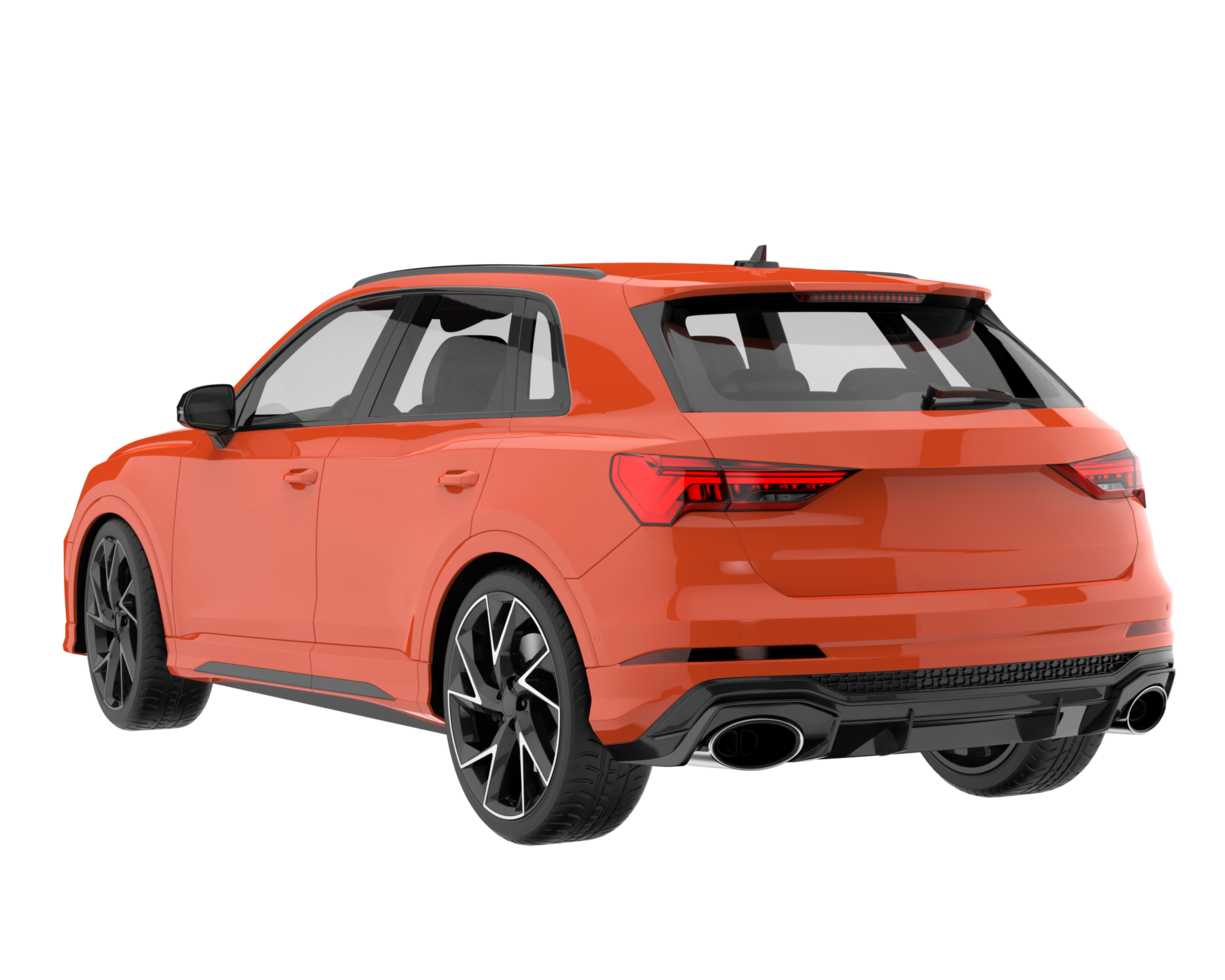 Realistic SUV isolated on transparent background. 3d rendering - illustration png