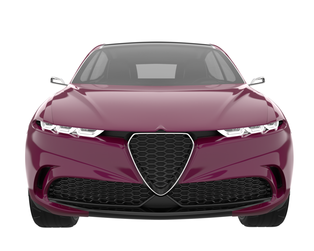 Realistic SUV isolated on transparent background. 3d rendering - illustration png