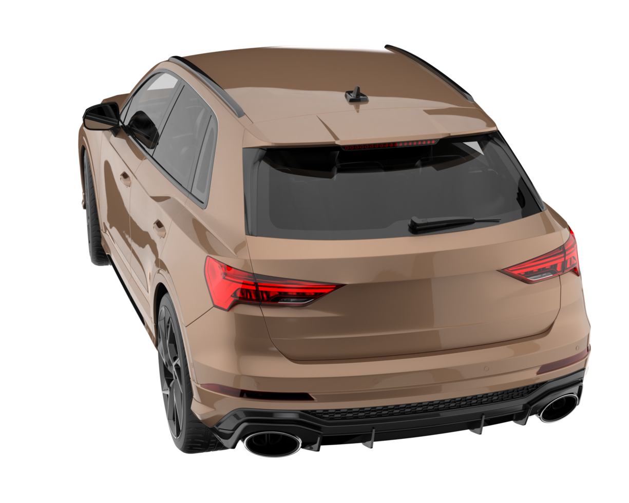 realistisk sUV isolerat på transparent bakgrund. 3d tolkning - illustration png