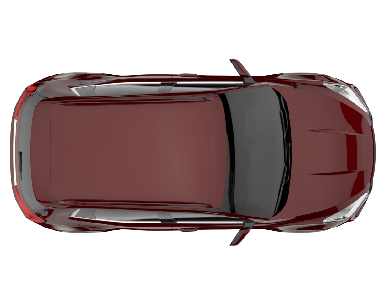 realistico suv isolato su trasparente sfondo. 3d interpretazione - illustrazione png