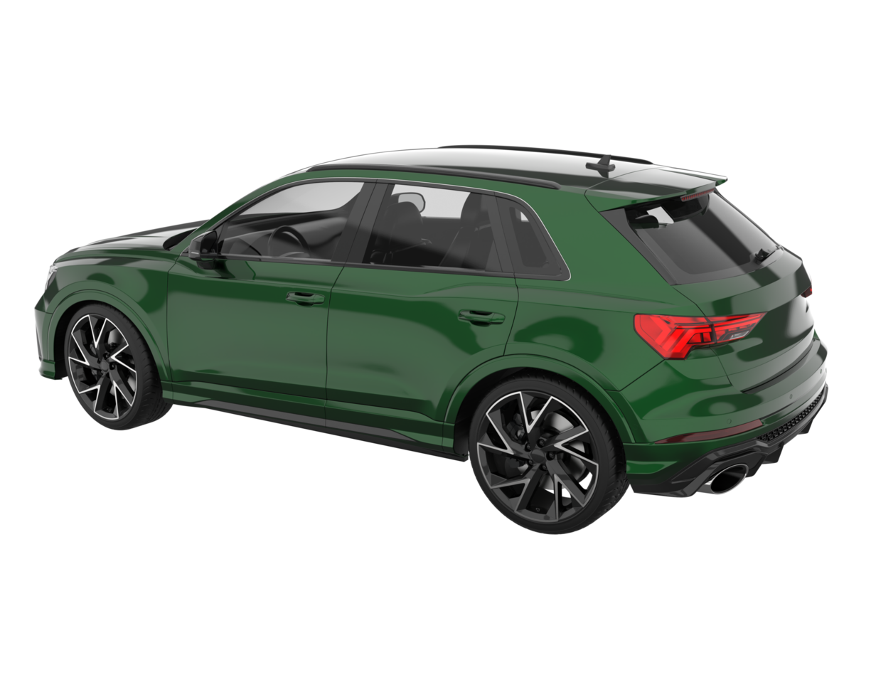 Realistic SUV isolated on transparent background. 3d rendering - illustration png