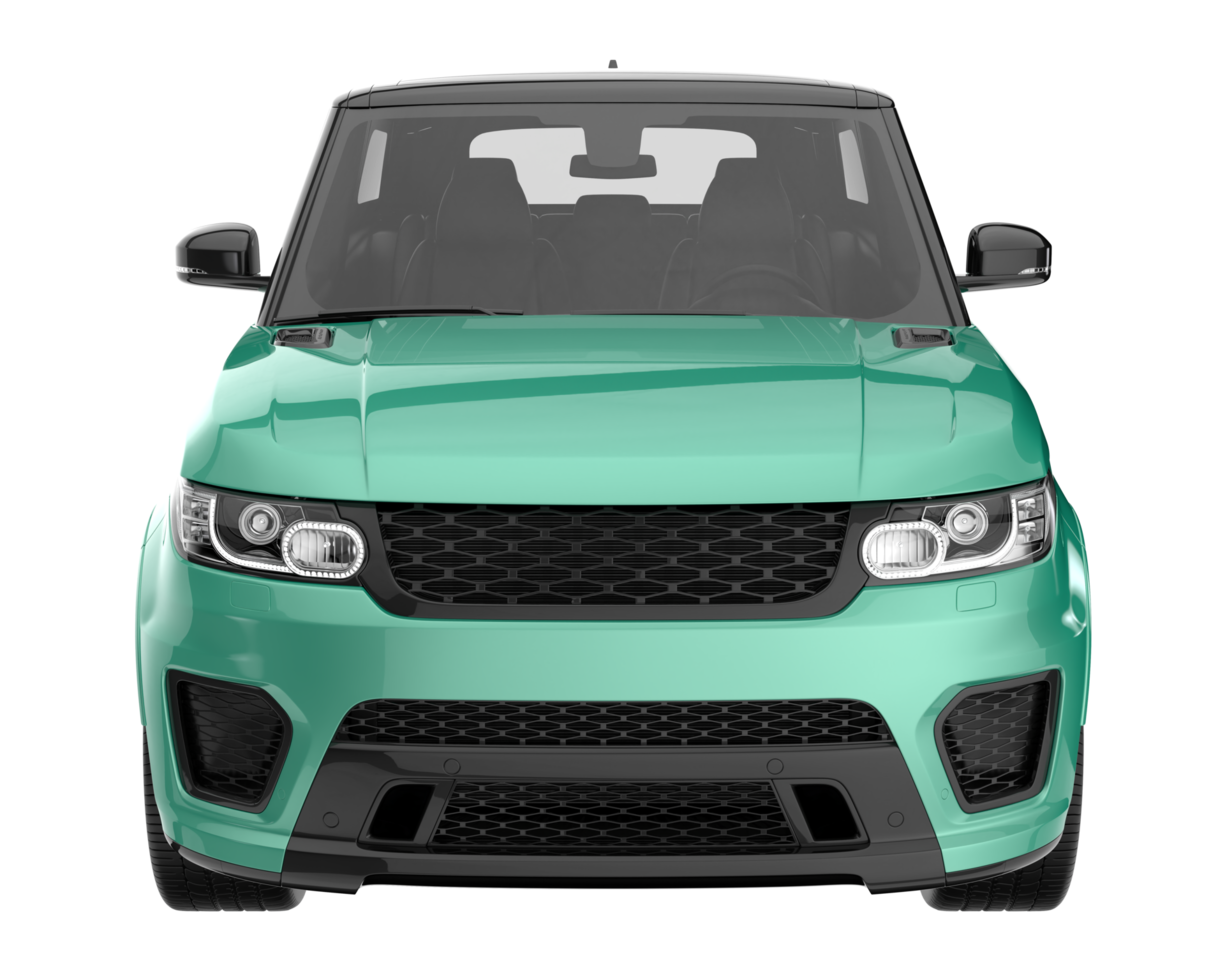 Realistic SUV isolated on transparent background. 3d rendering - illustration png