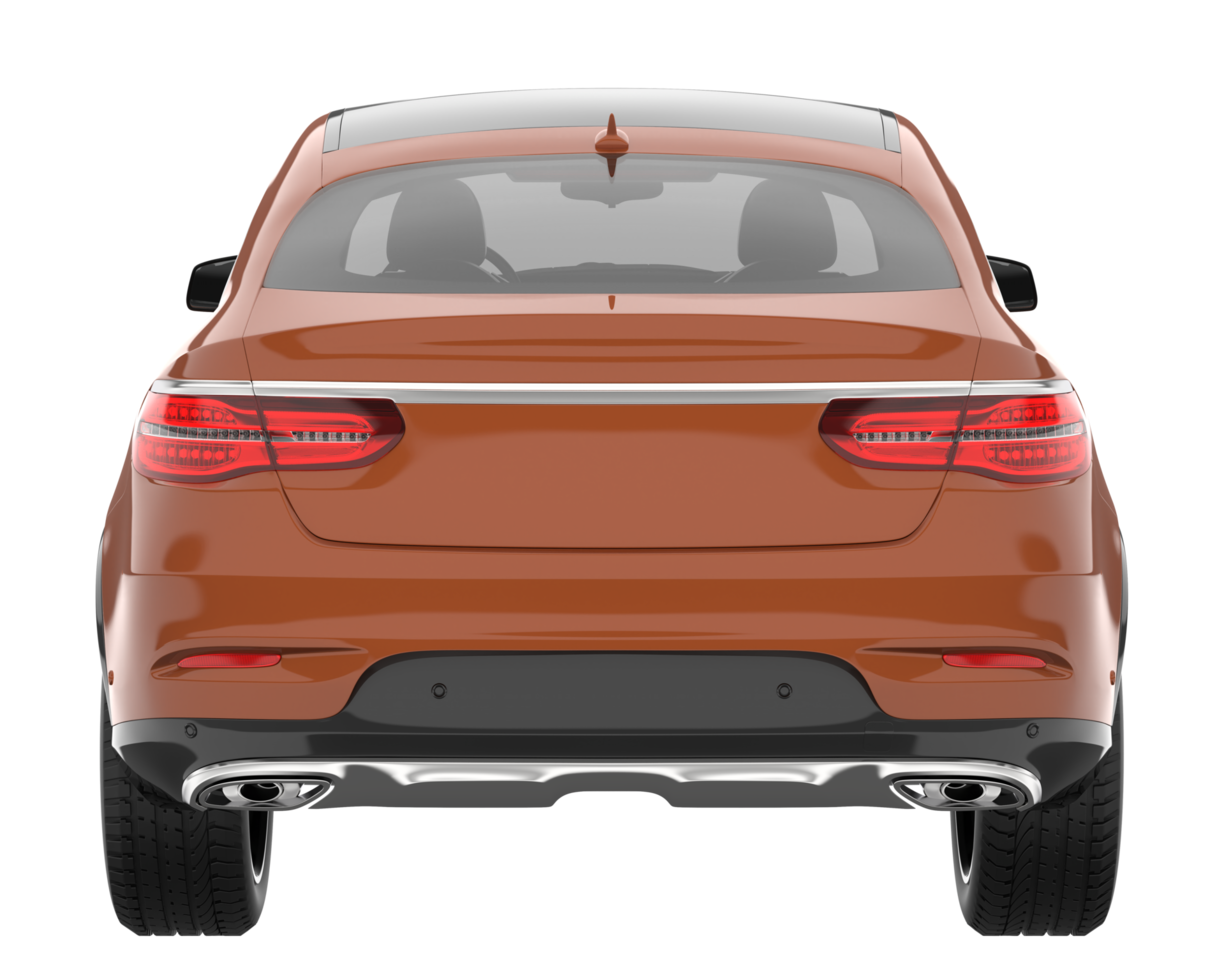 Realistic SUV isolated on transparent background. 3d rendering - illustration png