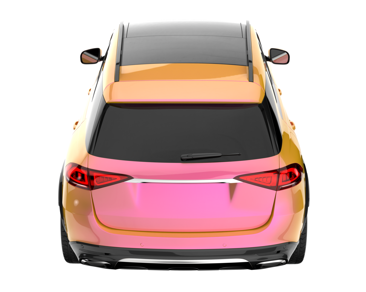 Realistic SUV isolated on transparent background. 3d rendering - illustration png