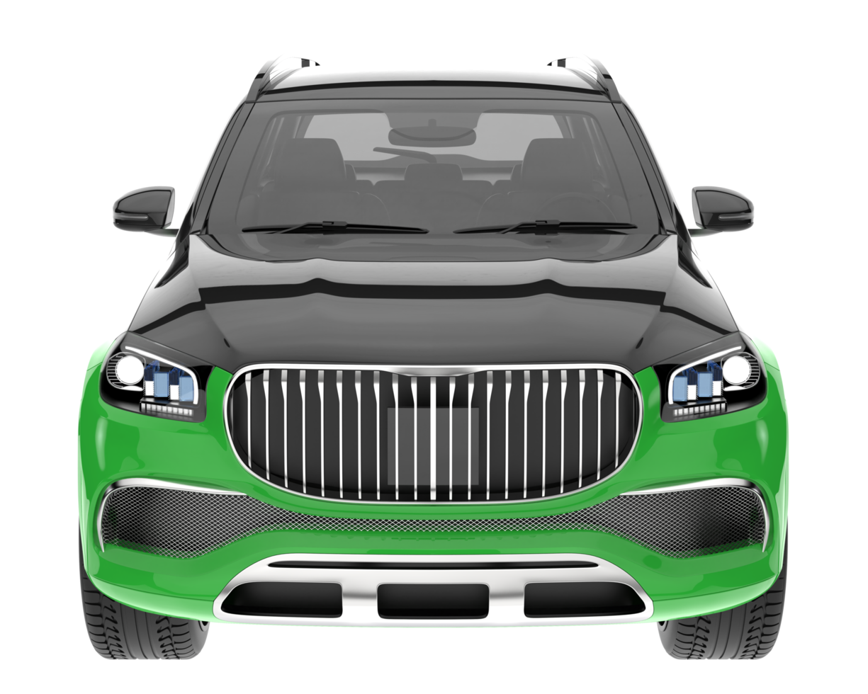 Realistic SUV isolated on transparent background. 3d rendering - illustration png