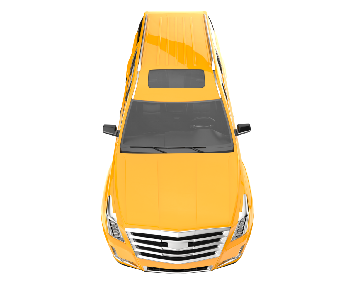 Realistic SUV isolated on transparent background. 3d rendering - illustration png