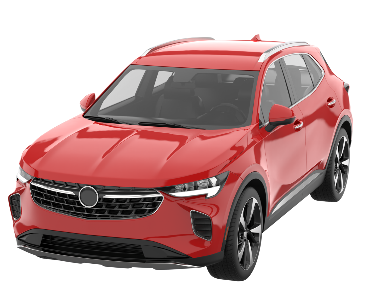 Realistic SUV isolated on transparent background. 3d rendering - illustration png