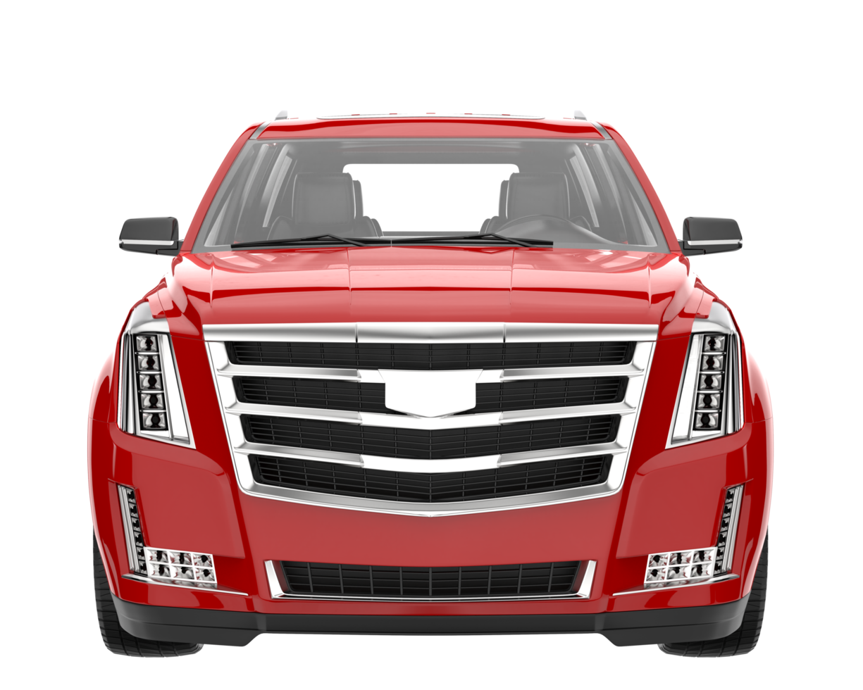 Realistic SUV isolated on transparent background. 3d rendering - illustration png