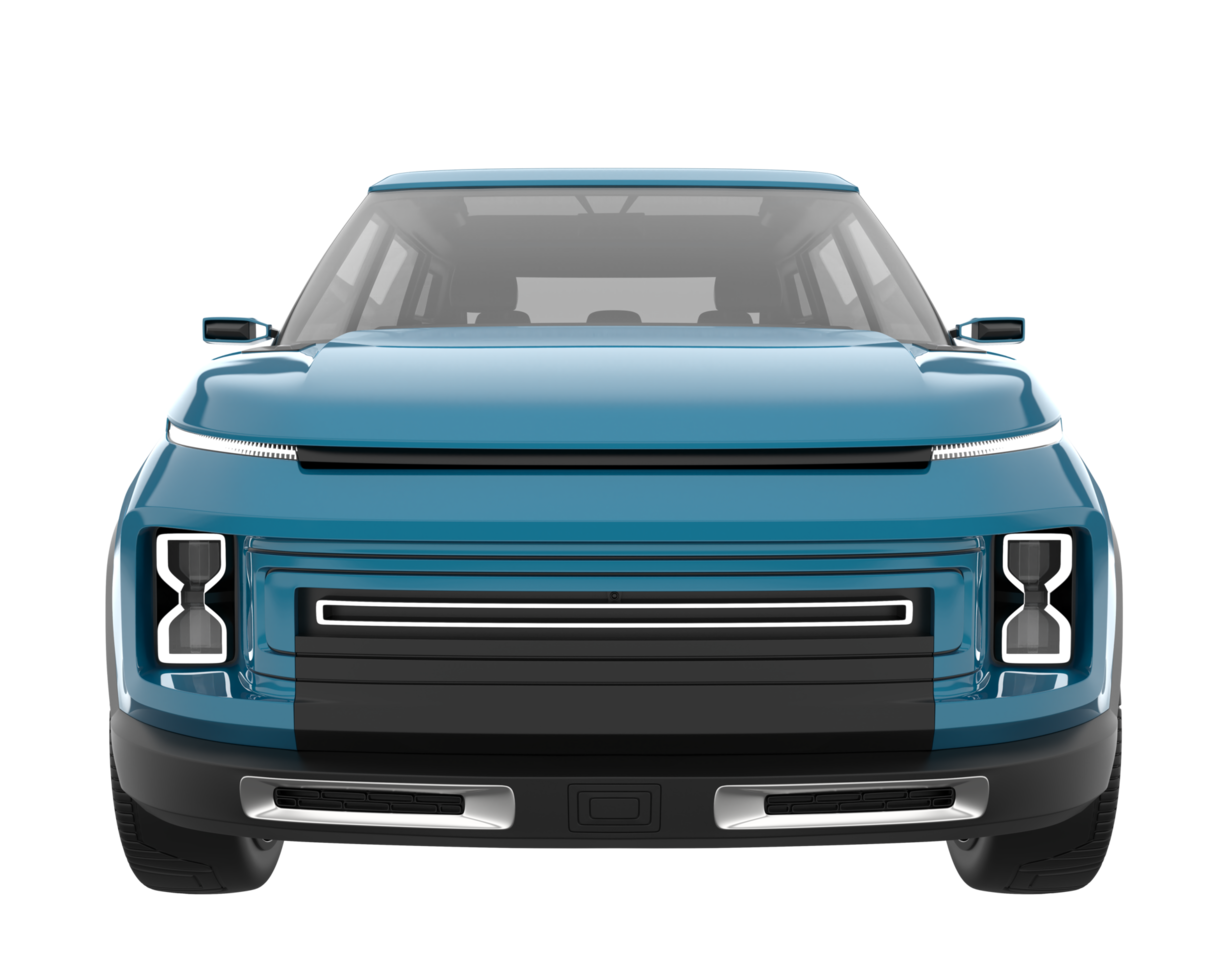 Realistic SUV isolated on transparent background. 3d rendering - illustration png