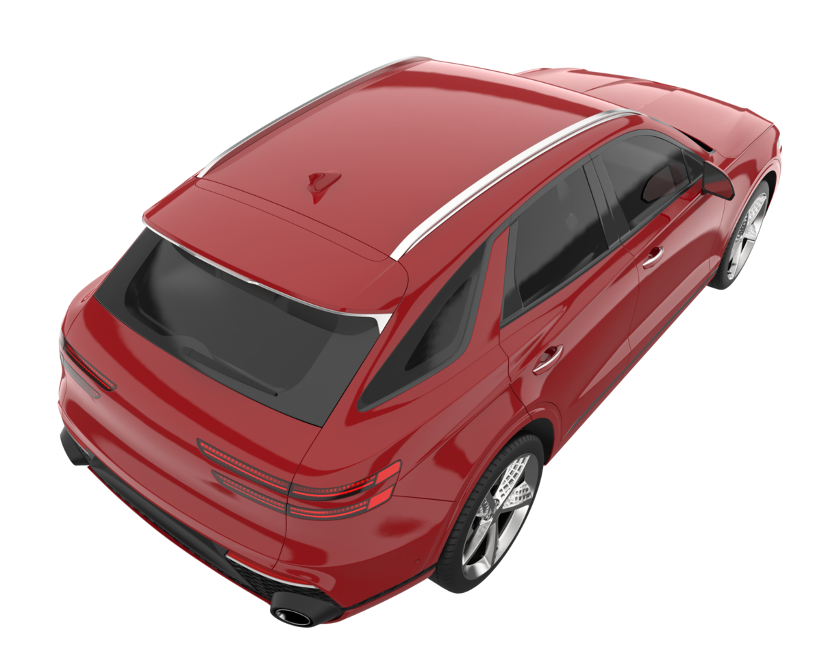Realistic SUV isolated on transparent background. 3d rendering - illustration png