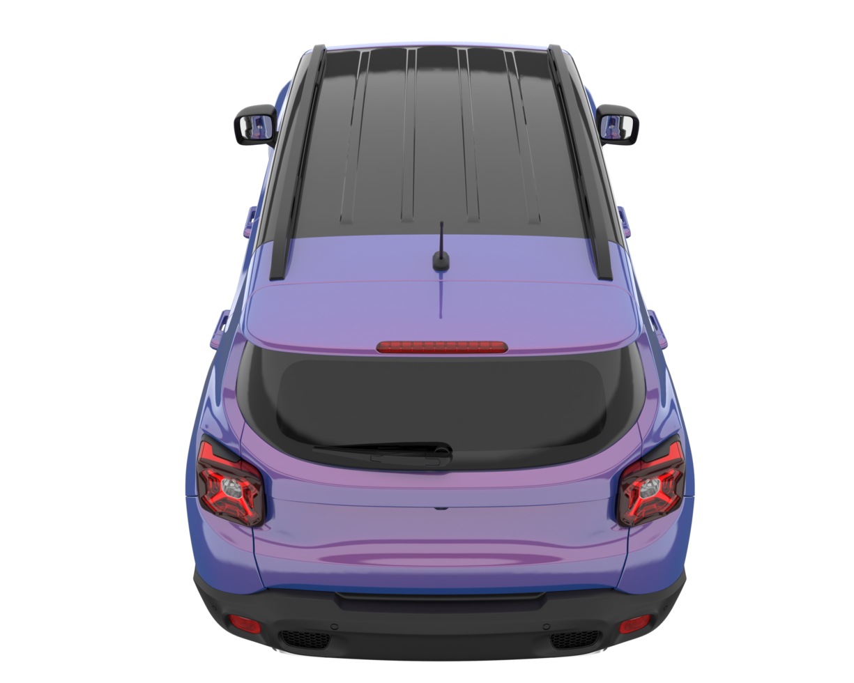 Realistic SUV isolated on transparent background. 3d rendering - illustration png
