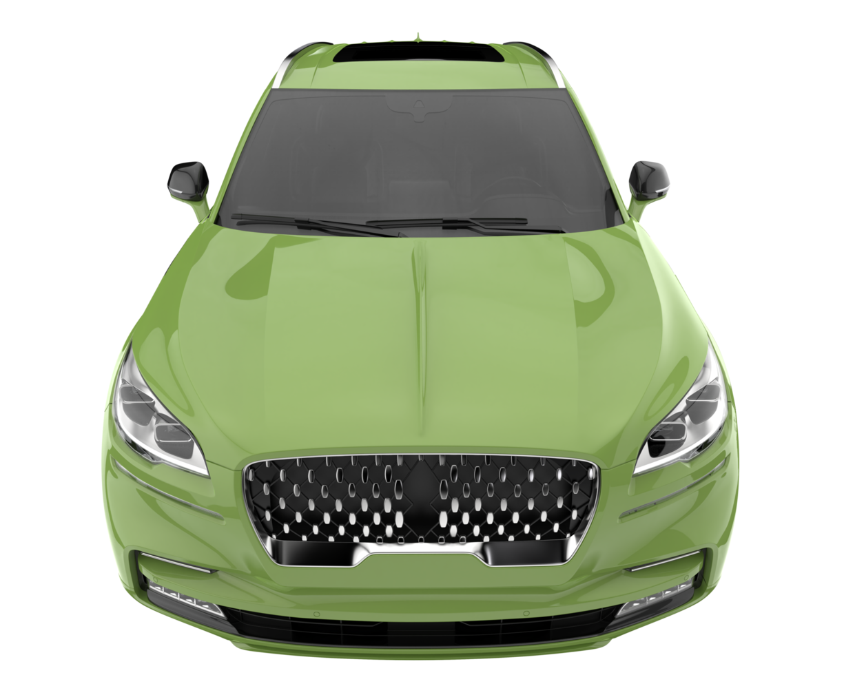Realistic SUV isolated on transparent background. 3d rendering - illustration png