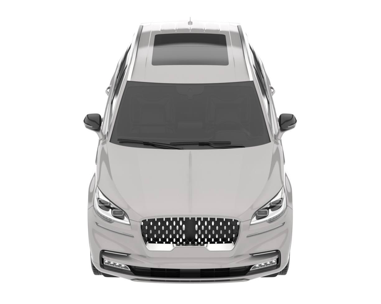 Realistic SUV isolated on transparent background. 3d rendering - illustration png