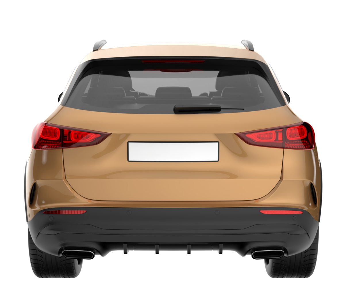 Realistic SUV isolated on transparent background. 3d rendering - illustration png