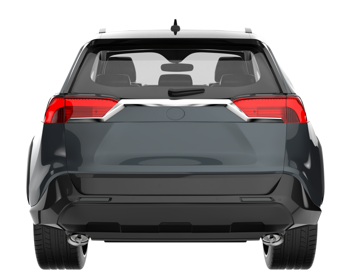 Realistic SUV isolated on transparent background. 3d rendering - illustration png