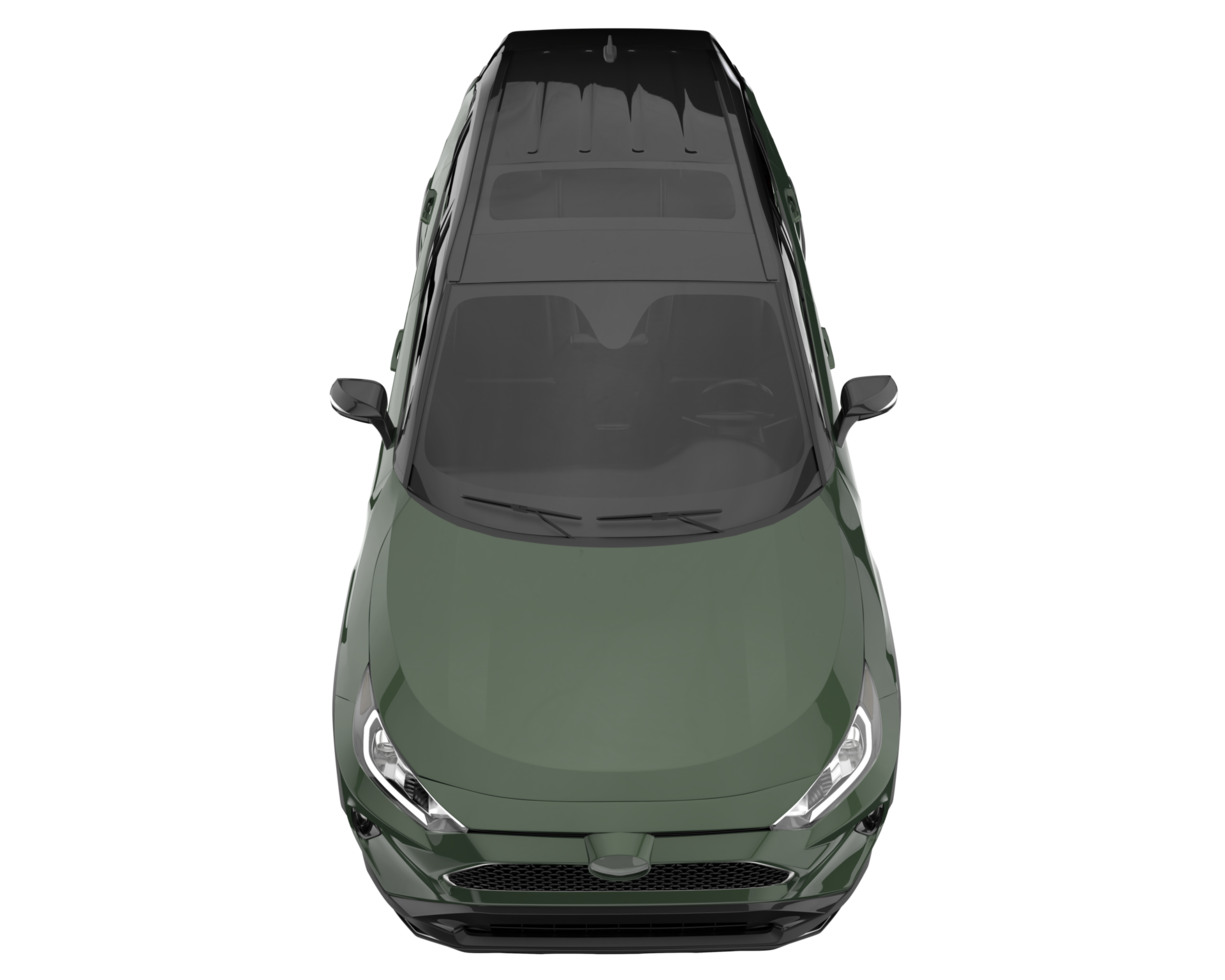 Sport car isolated on transparent background. 3d rendering - illustration png