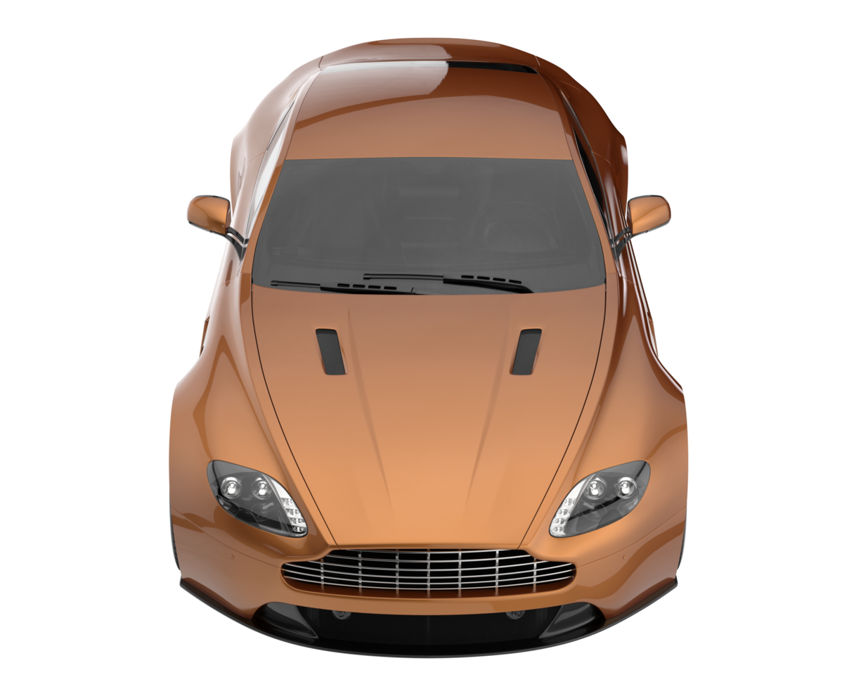 Sport car isolated on transparent background. 3d rendering - illustration png