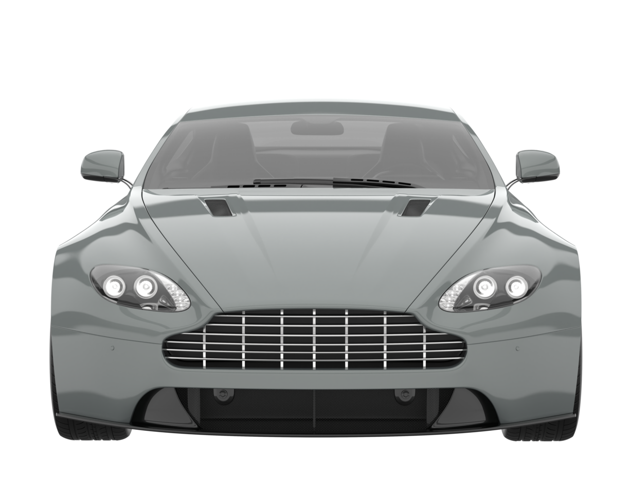 Sport car isolated on transparent background. 3d rendering - illustration png