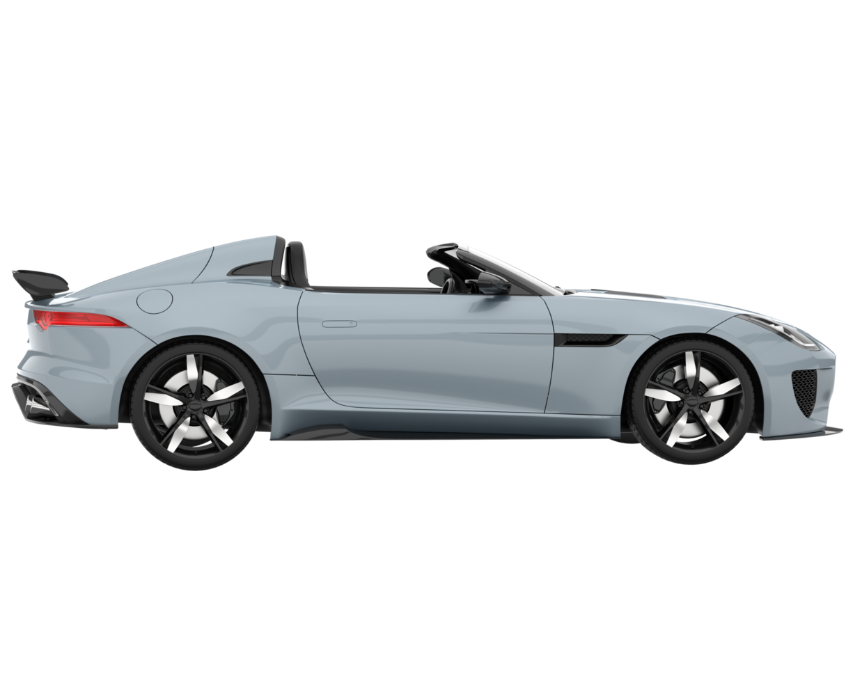 Sport car isolated on transparent background. 3d rendering - illustration png