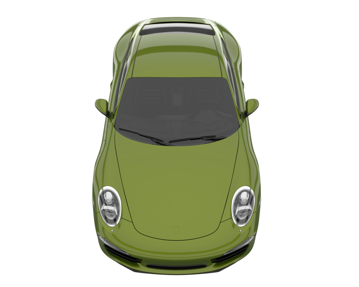 Sport car isolated on transparent background. 3d rendering - illustration png