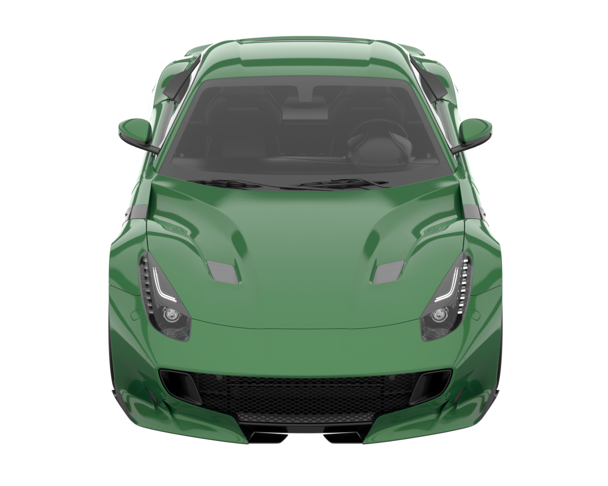 carro esporte isolado em fundo transparente. renderização 3D - ilustração png