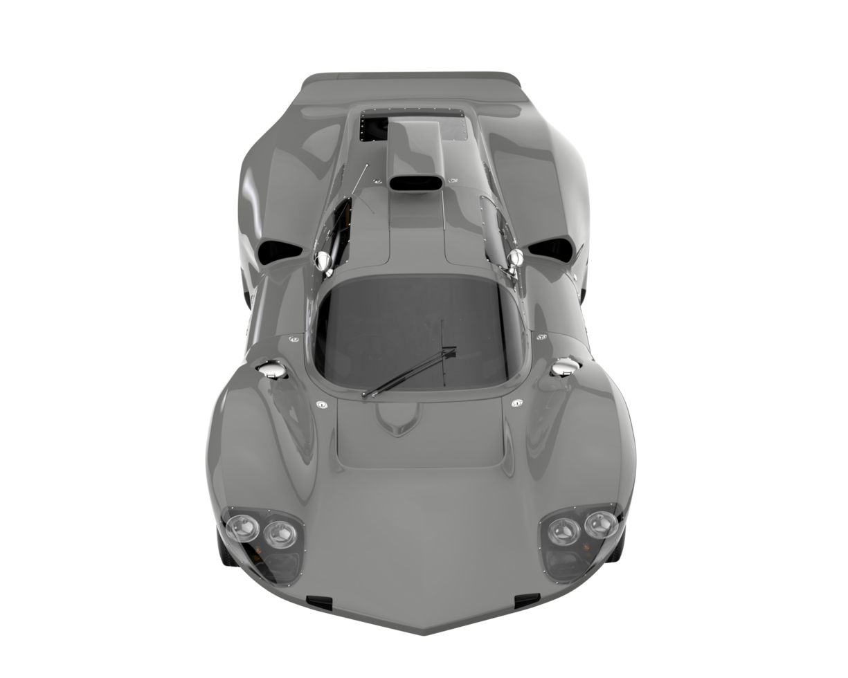 Sport car isolated on transparent background. 3d rendering - illustration png