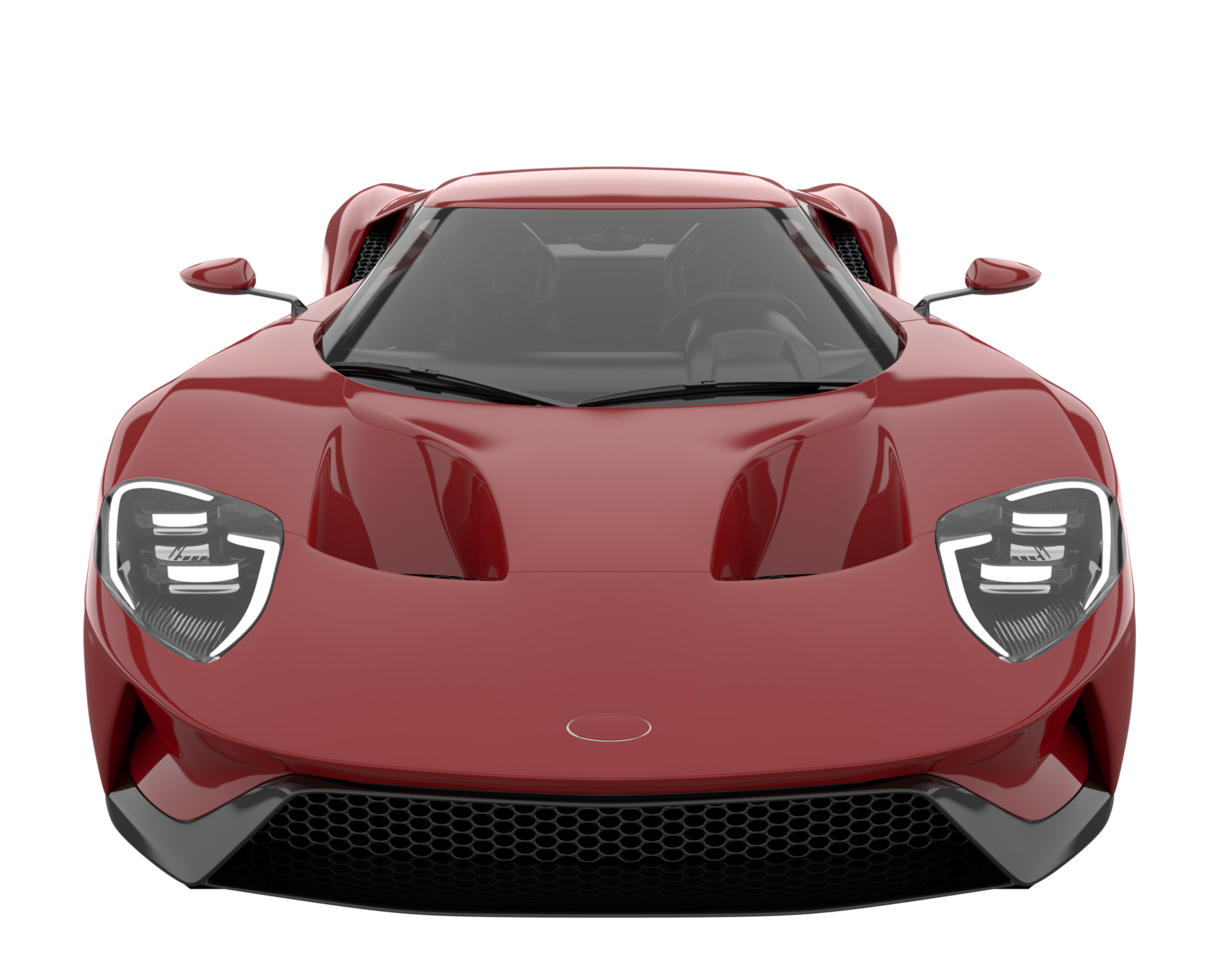 Sport car isolated on transparent background. 3d rendering - illustration png