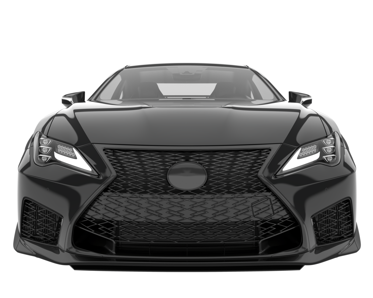 Sport car isolated on transparent background. 3d rendering - illustration png