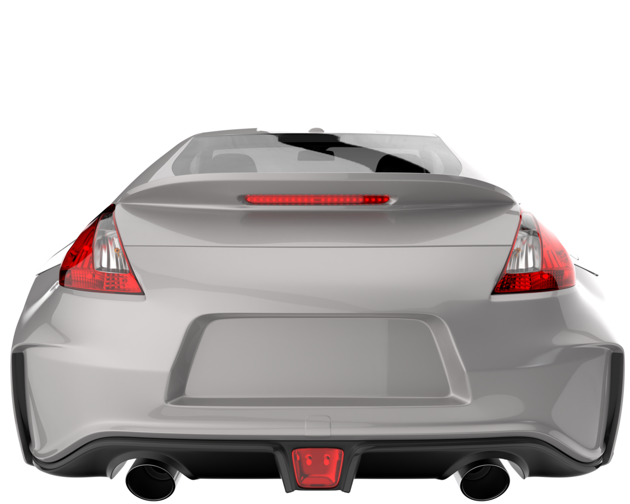 Sport car isolated on transparent background. 3d rendering - illustration png