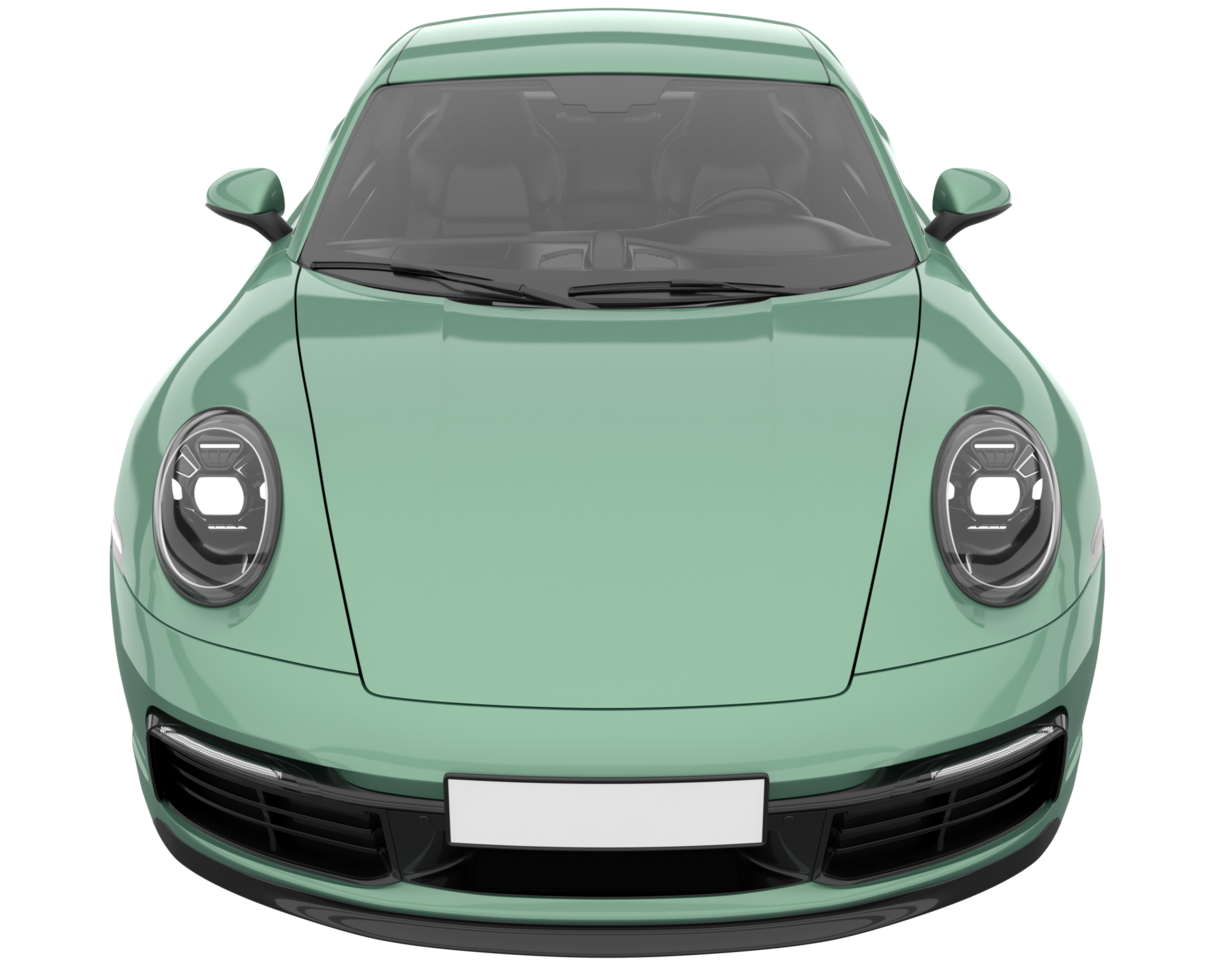 Sport car isolated on transparent background. 3d rendering - illustration png