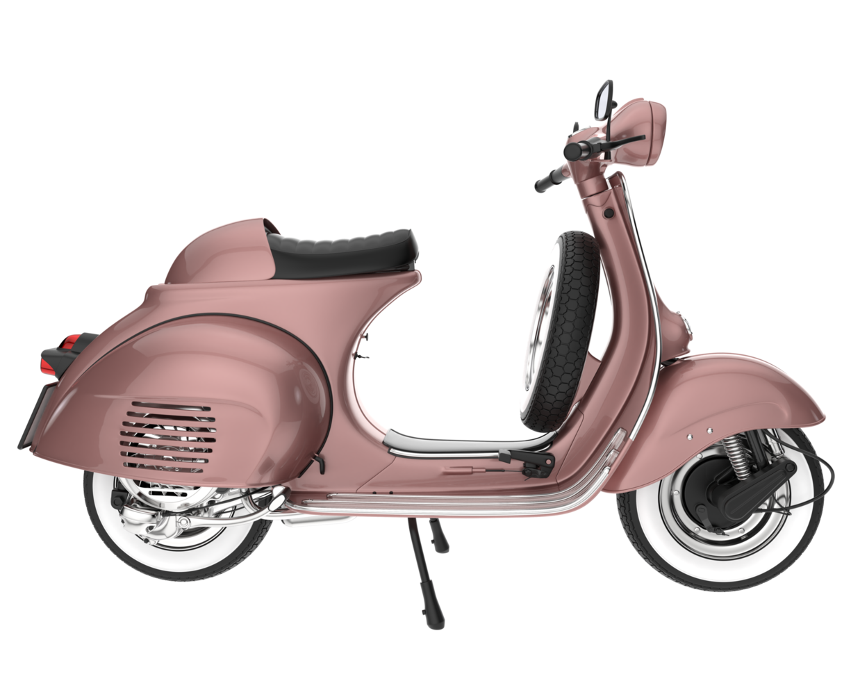 Motorcycle isolated on transparent background. 3d rendering - illustration png