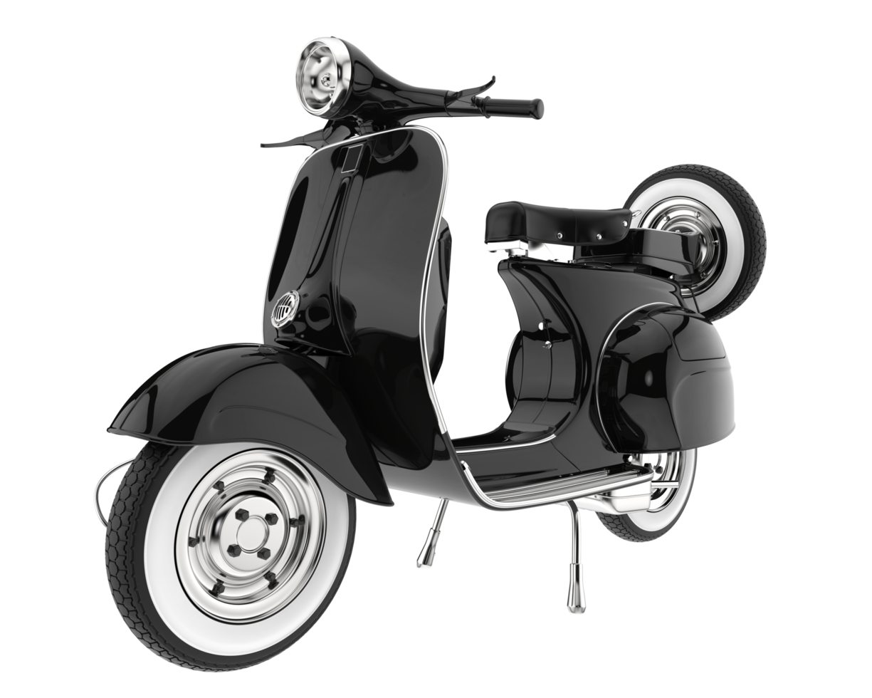 Motorcycle isolated on transparent background. 3d rendering - illustration png