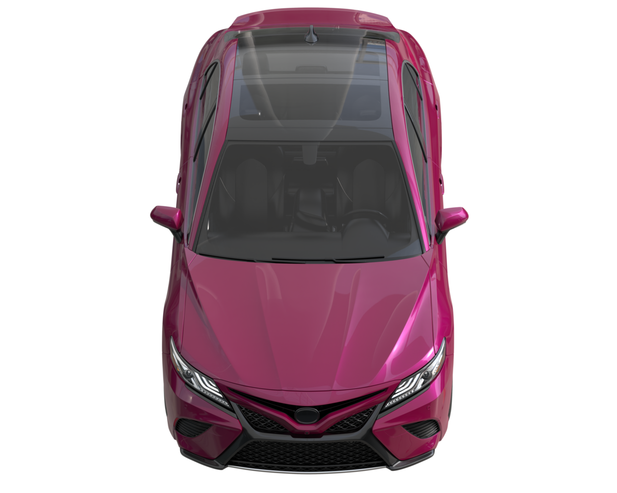 Modern car isolated on transparent background. 3d rendering - illustration png