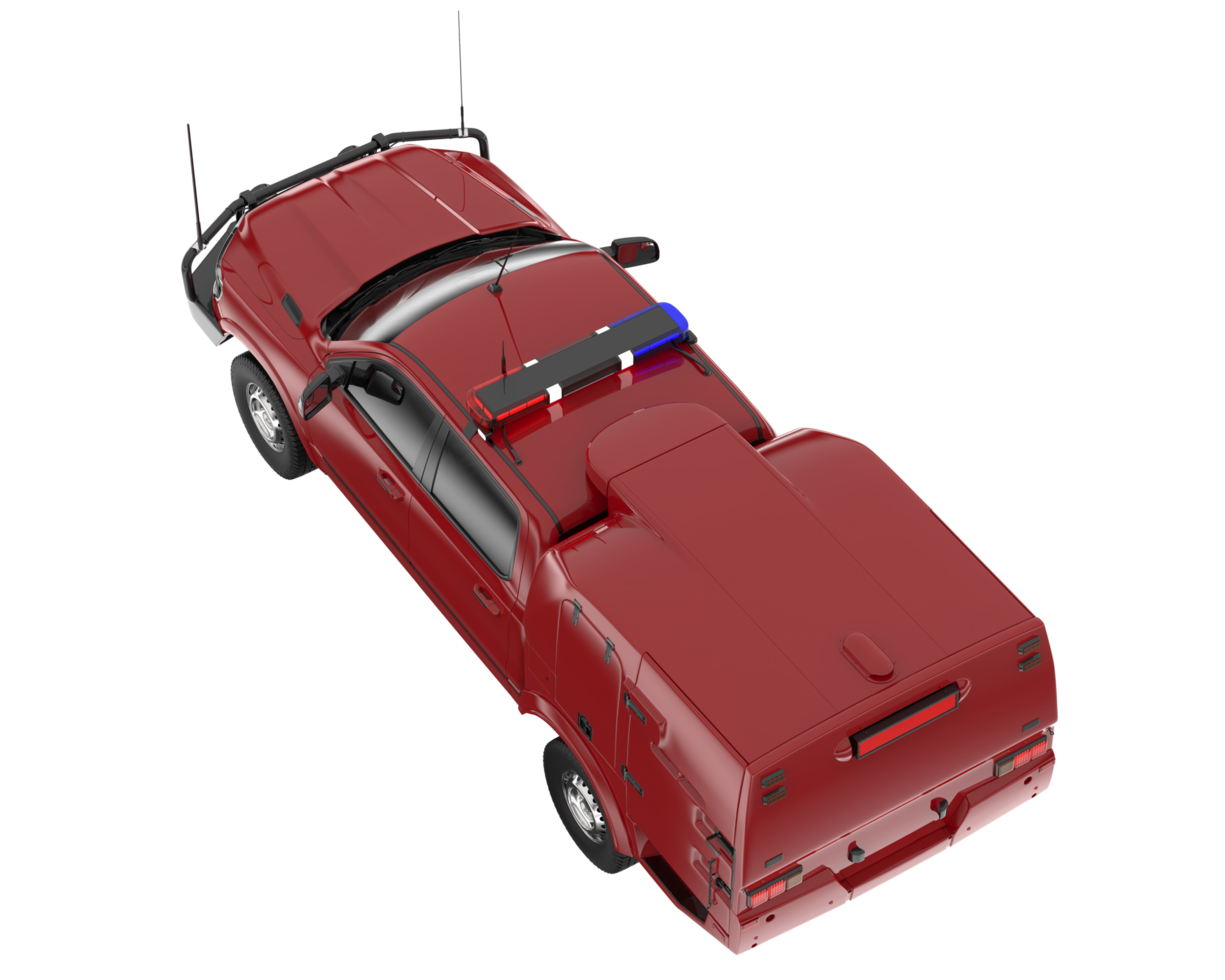 Pickup truck isolated on transparent background. 3d rendering - illustration png