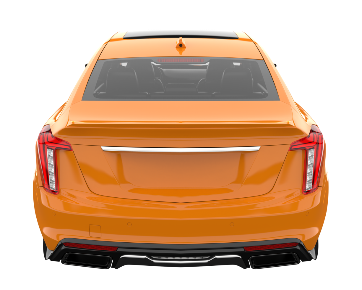 Modern car isolated on transparent background. 3d rendering - illustration png