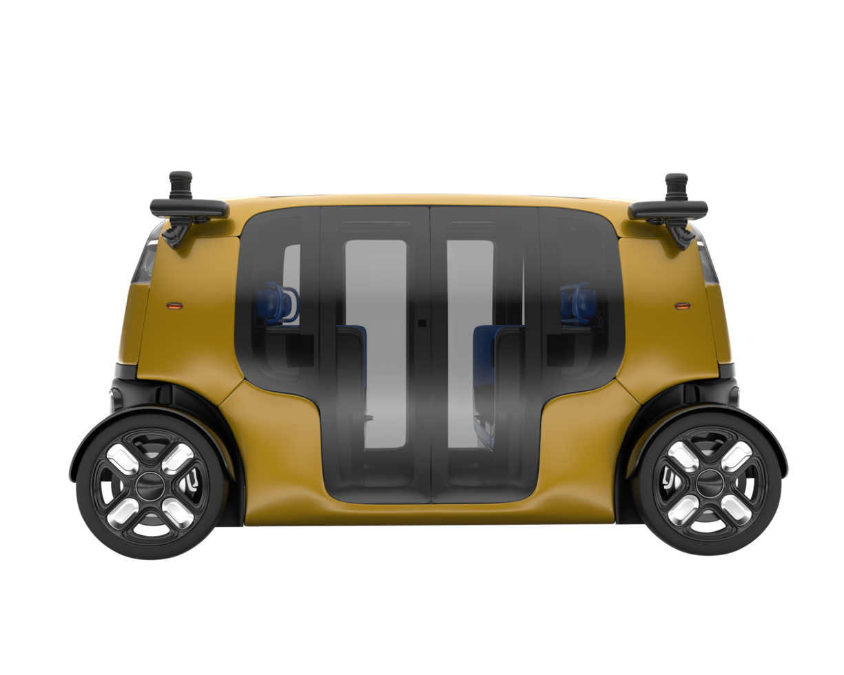 Modern car isolated on transparent background. 3d rendering - illustration png