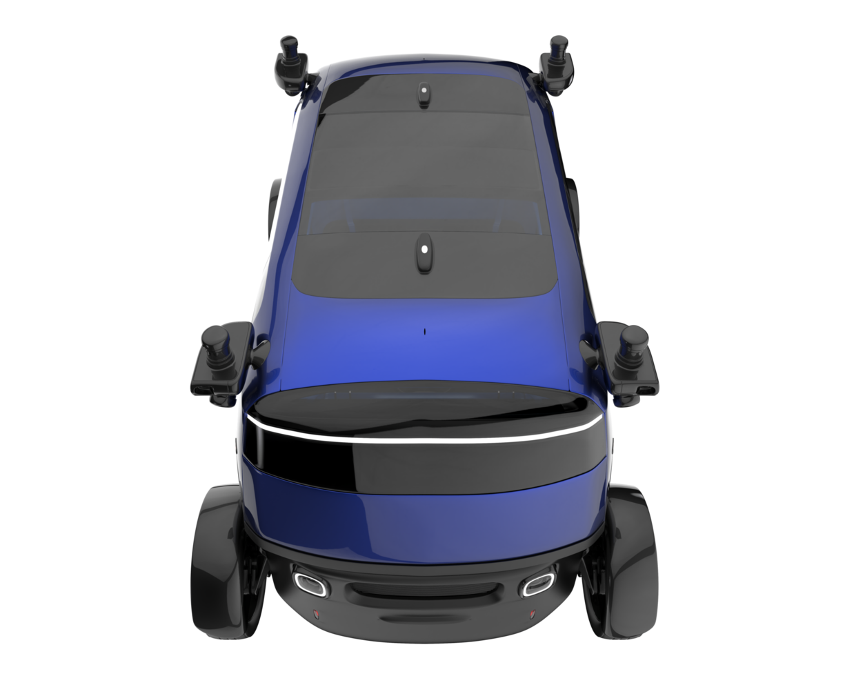 Modern car isolated on transparent background. 3d rendering - illustration png