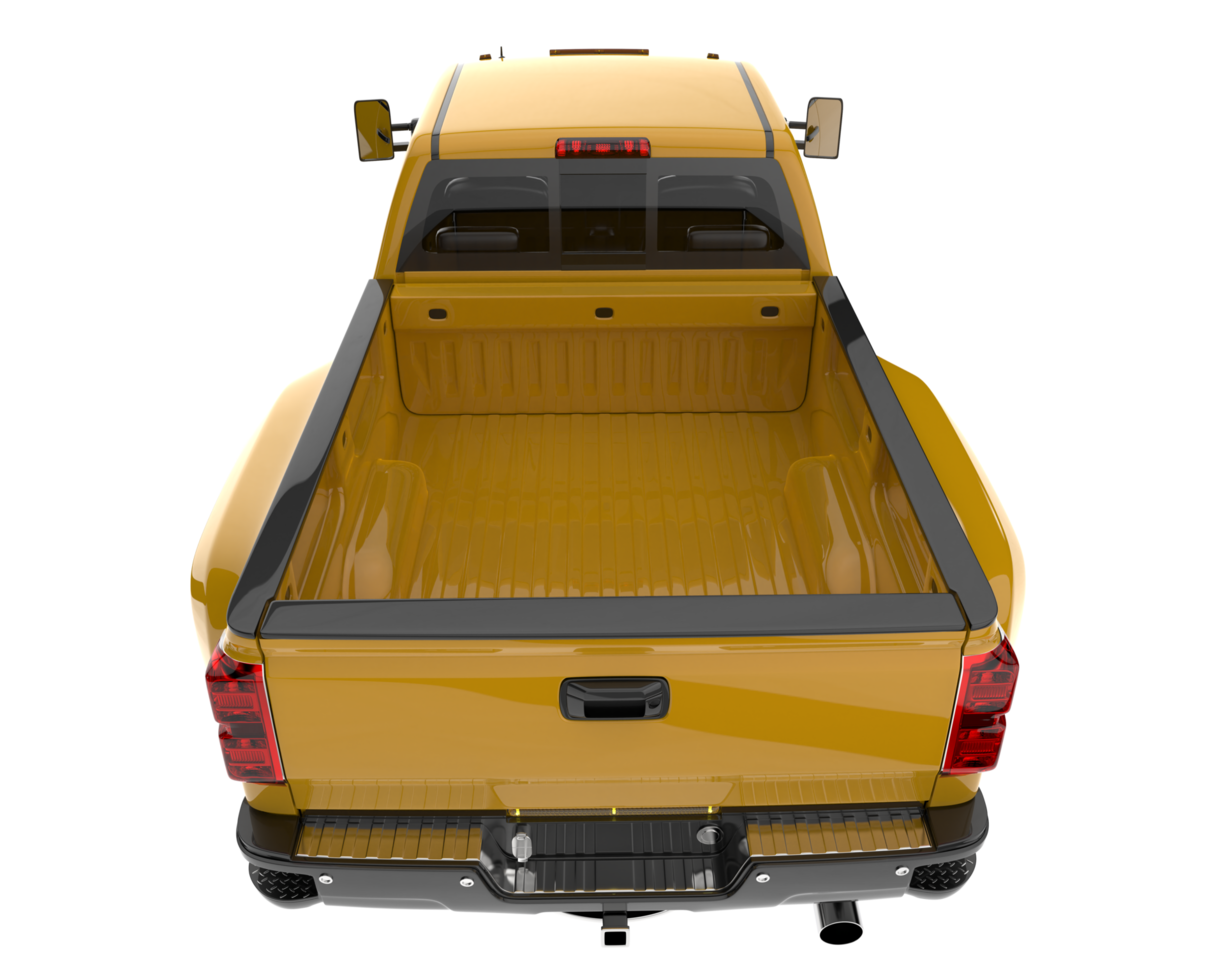 Pickup truck isolated on transparent background. 3d rendering - illustration png