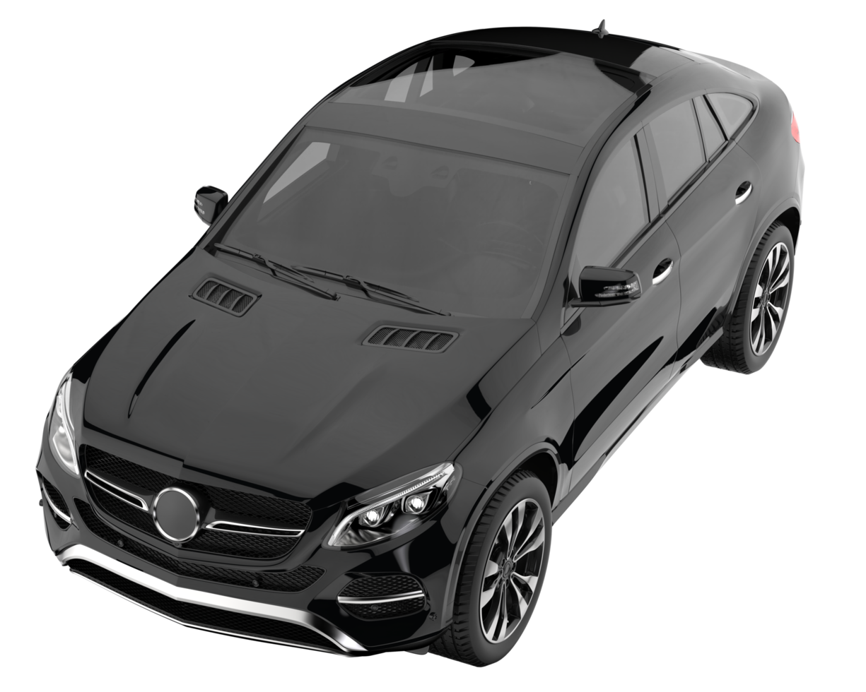 Realistic SUV isolated on transparent background. 3d rendering - illustration png